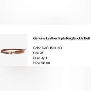 Express Genuine Leather Belt